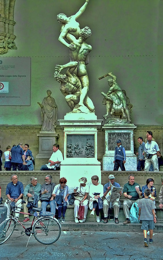 Michelangelo Photograph - Sunday Afternoon in Florence by Allen Beatty
