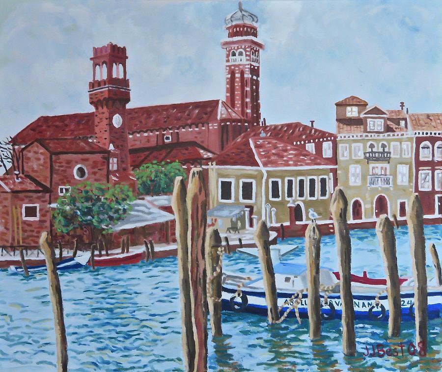 Sunday afternoon in Murano  Painting by Janice Best