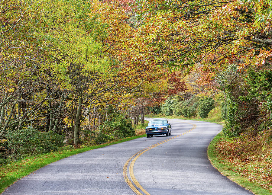 Sunday Drive on the Blue Ridge Parkway Photograph by Donnie Whitaker