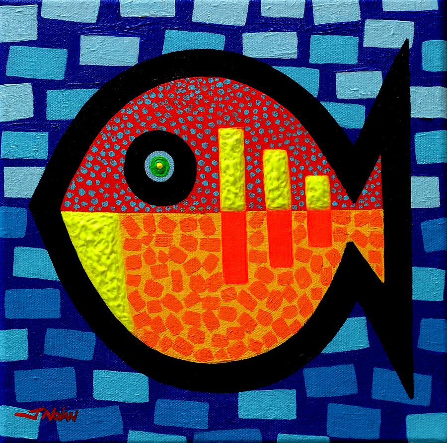 Fish Painting - Sunday Fish by John  Nolan