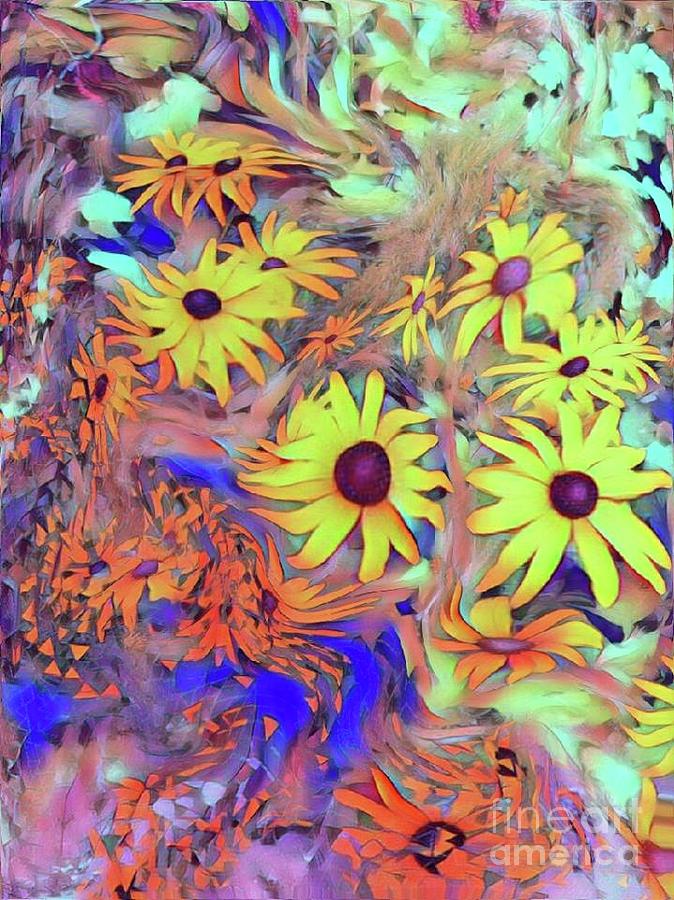 Flower Digital Art - Sunday flower by Susanne Baumann