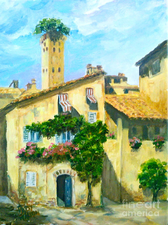 Sunday in Siena Painting by Patsy Walton