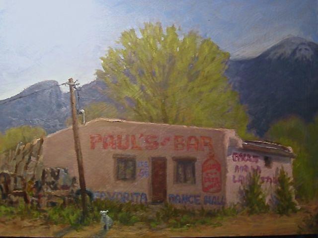 Taos Sunday Morning Painting by Jerry Emmons | Fine Art America