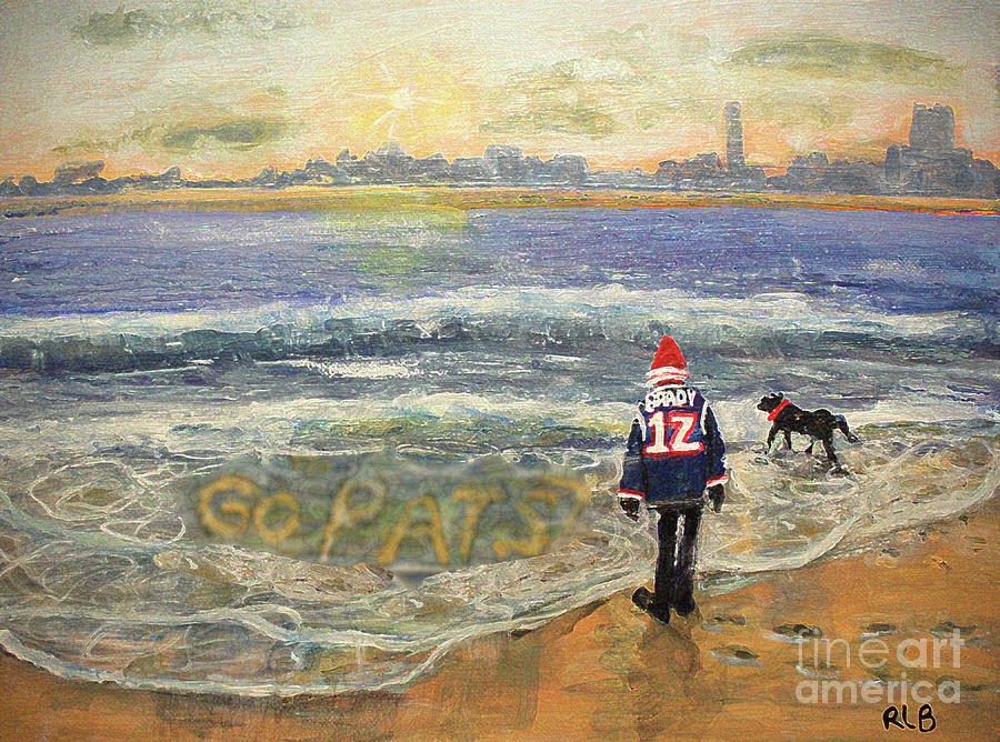Sunday Morning Game Day Painting by Rita Brown