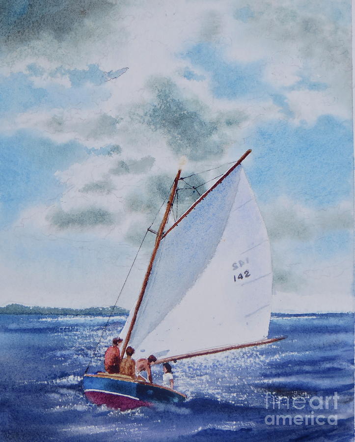 Sunday Sail Painting by Karol Wyckoff