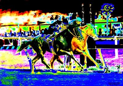 Horse Racing Digital Art - Sunday Silence by Gary Rogers Horse Racing Digital Art - Sunday Silence by Gary Rogers