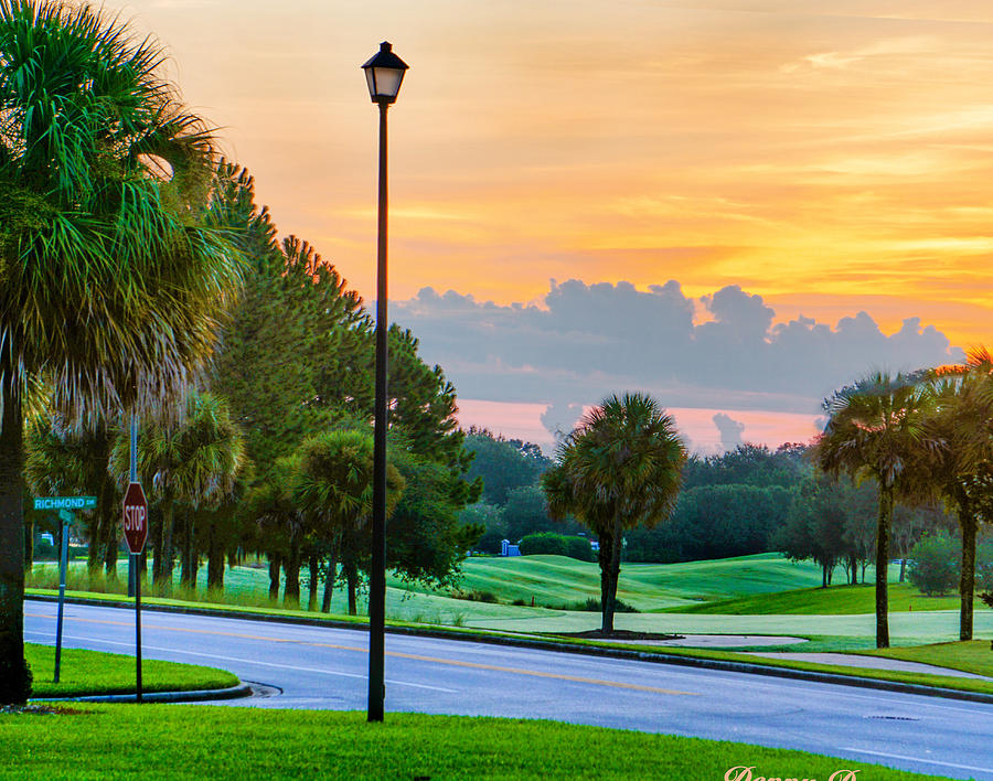 Golf Photograph - Sundday Morning in Florida by Dennis Dugan