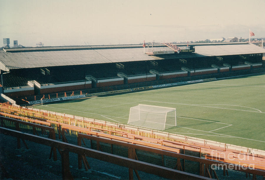 Sunderland - Roker Park - Clock Stand 1 - Leitch - 1970s Photograph by Legendary Football Grounds