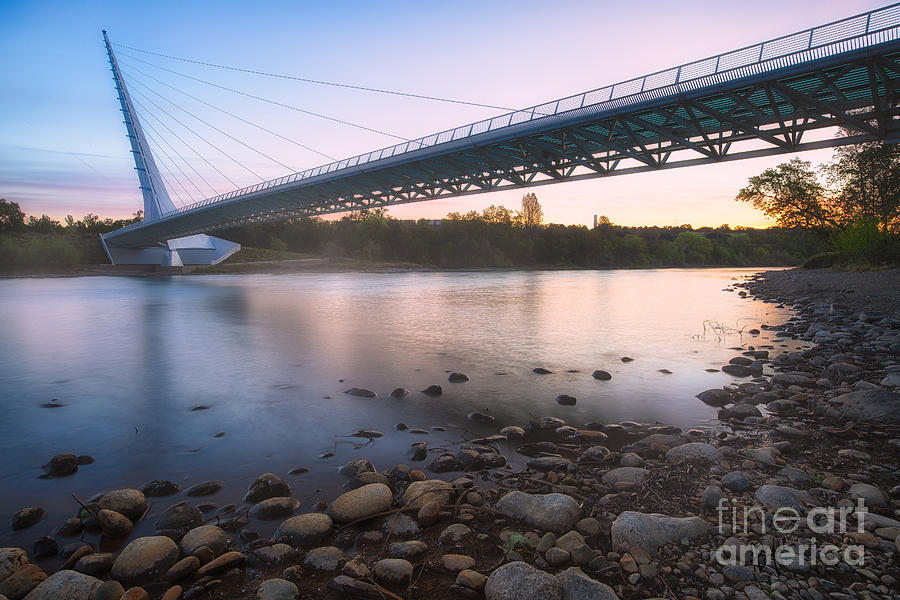 Redding Photograph - Sundial Bridge 7 by Anthony Michael Bonafede