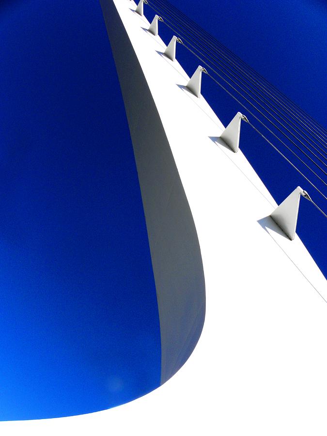 Abstract Photograph - Sundial Bridge two by Elizabeth Hoskinson