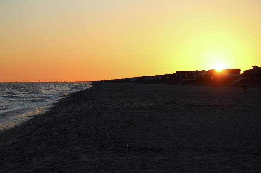 Sundown At Holden Beach Photograph by Cynthia Guinn