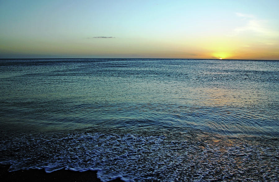 Sunset Photograph - Sundown At Manasota Key by Debbie Oppermann