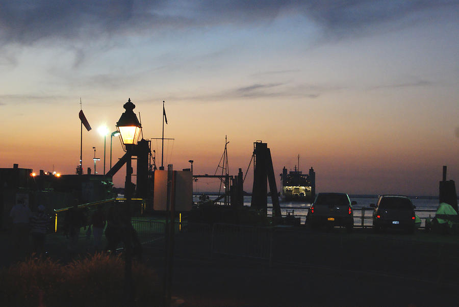 Sundown at the Harbor Photograph by Margie Avellino