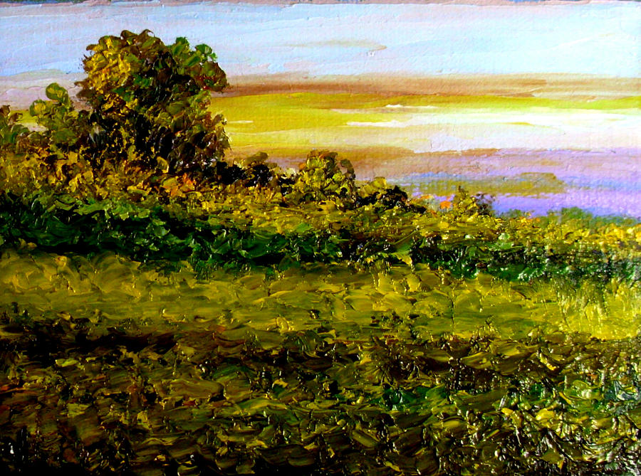 Sundown Painting by Fred Wilson