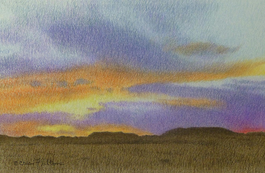 Sundown in Dakota Pastel by Cris Fulton