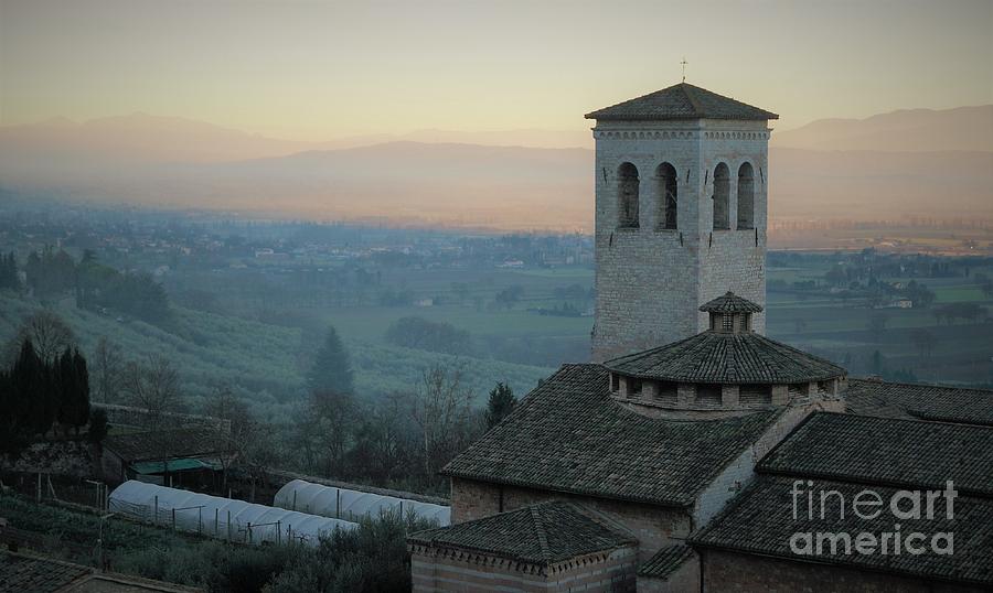 Sundown Over Assisi Photograph