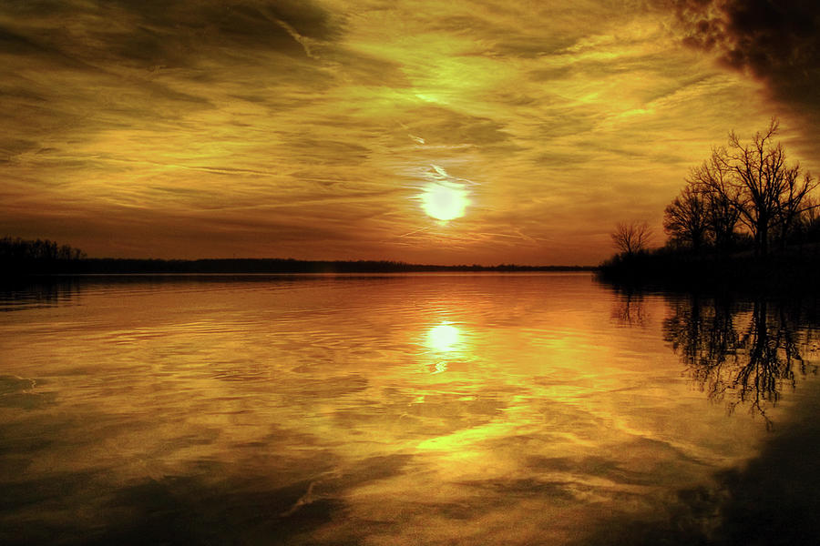 Sundown Photograph by Ron  McGinnis
