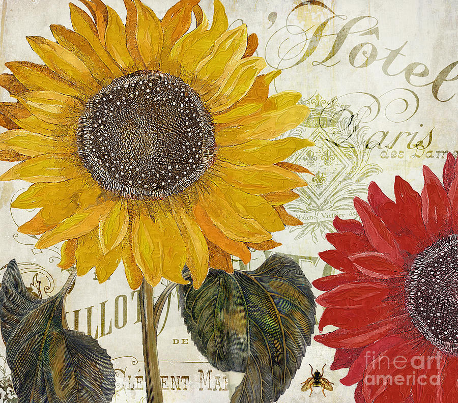 Sunflower Painting - Sundresses by Mindy Sommers