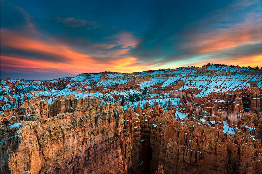 Sunet at Bryce Canyon Photograph by Michael Ash