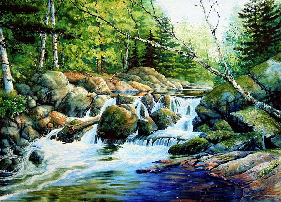 Sunfish Creek Painting by Hanne Lore Koehler