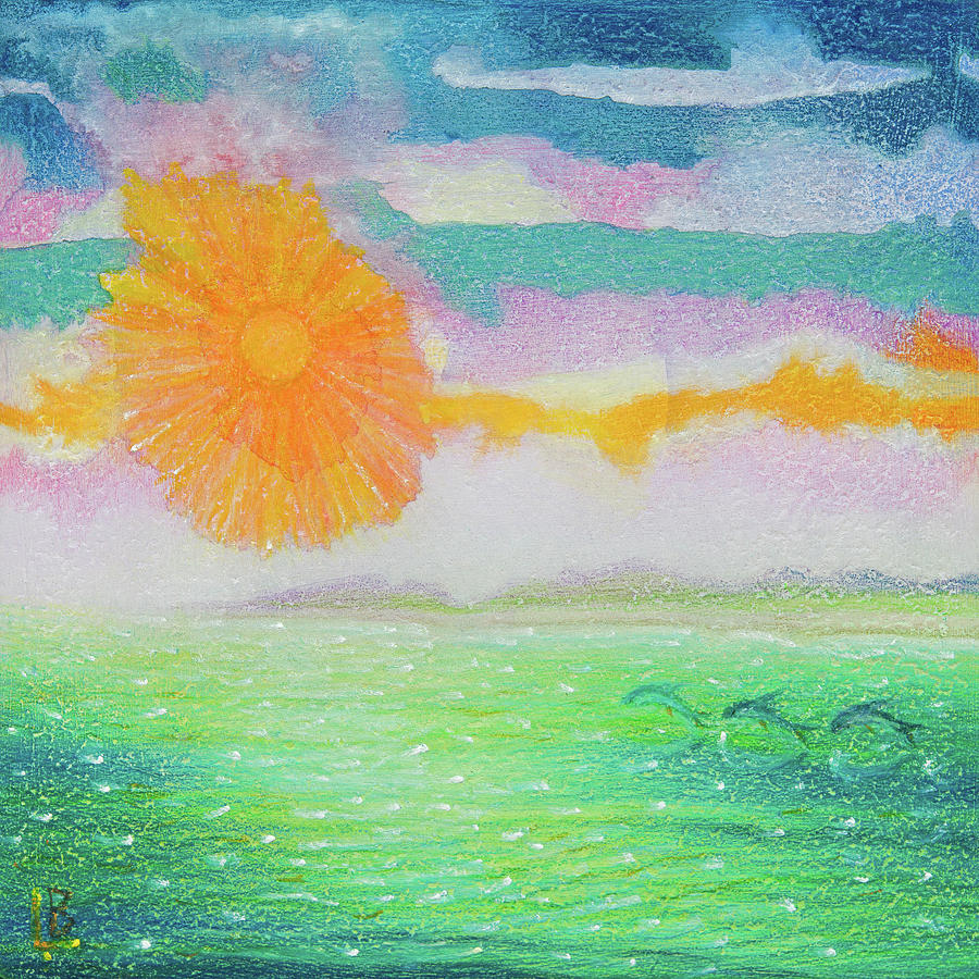 Sunflare Painting by Lynn Bywaters