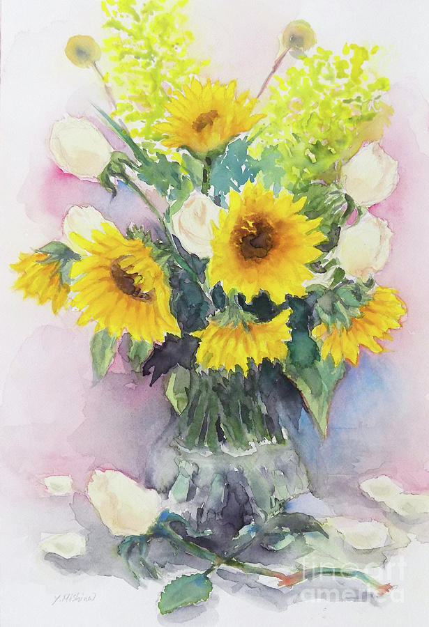 Sunflower-1 Painting by Yoshiko Mishina