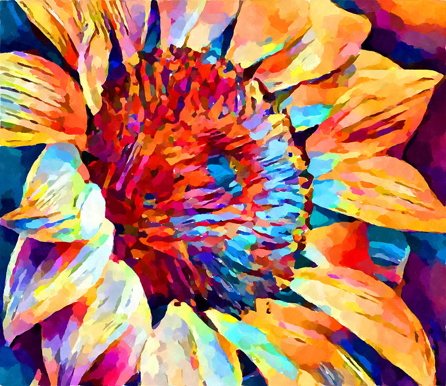 Sunflower Painting - Sunflower 2 by Chris Butler
