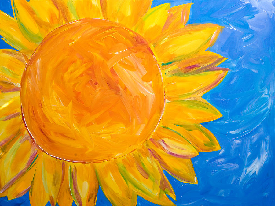 Sunflower Painting - Sunflower by Beth Cooper