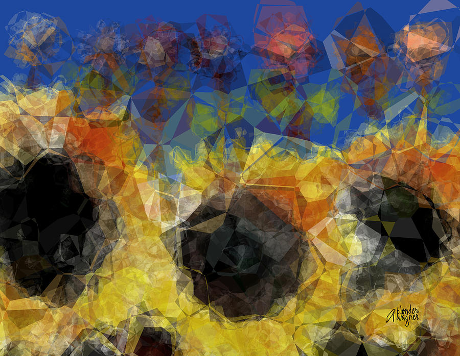 Sunflower Collage Digital Art by Arline Wagner