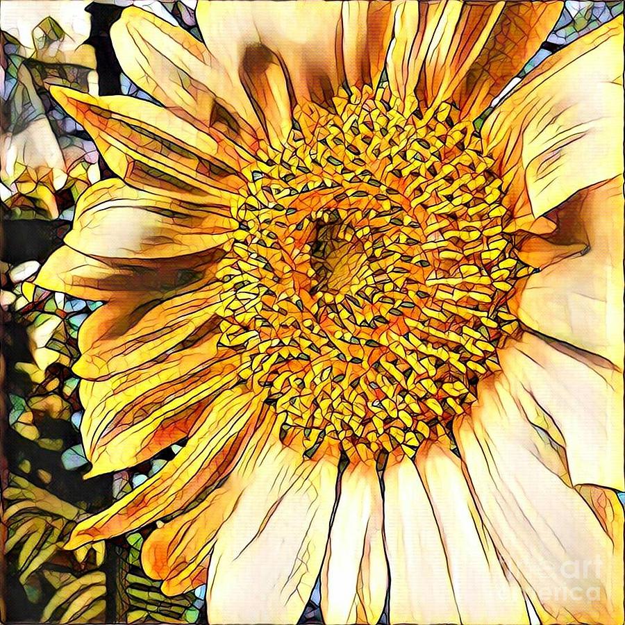 Sunflower in the Alley by Diane Miller Sunflower in the Alley by Diane Miller