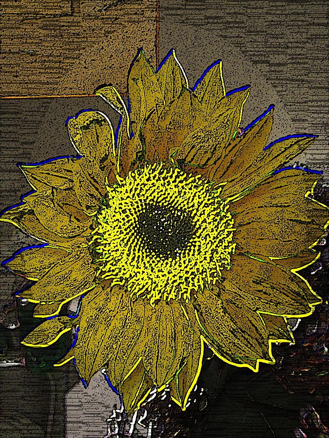 Sunflower Dreaming Digital Art by Tim Allen