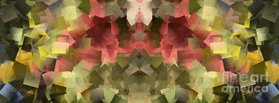 Sunflower Fields Abstract Squares Part 7 Digital Art by Jason Freedman
