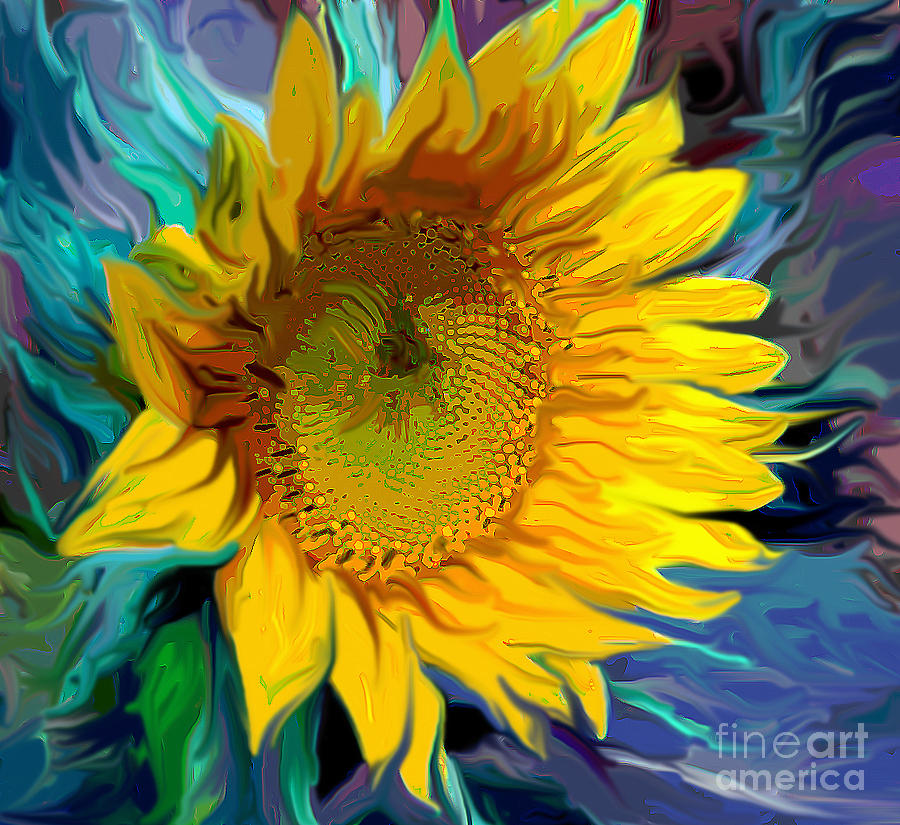 Sunflower for Van Gogh Photograph by Jeanne Forsythe