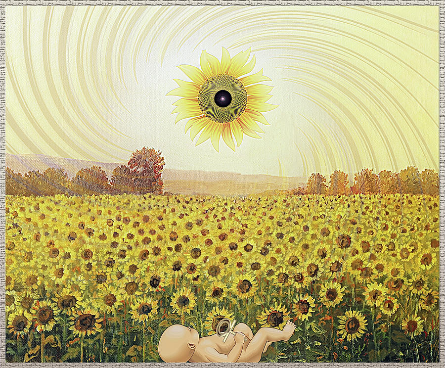 Sunflower Digital Art by Harald Dastis