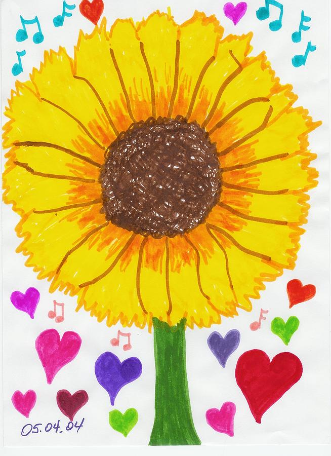 Sunflower heART  by Susan Schanerman