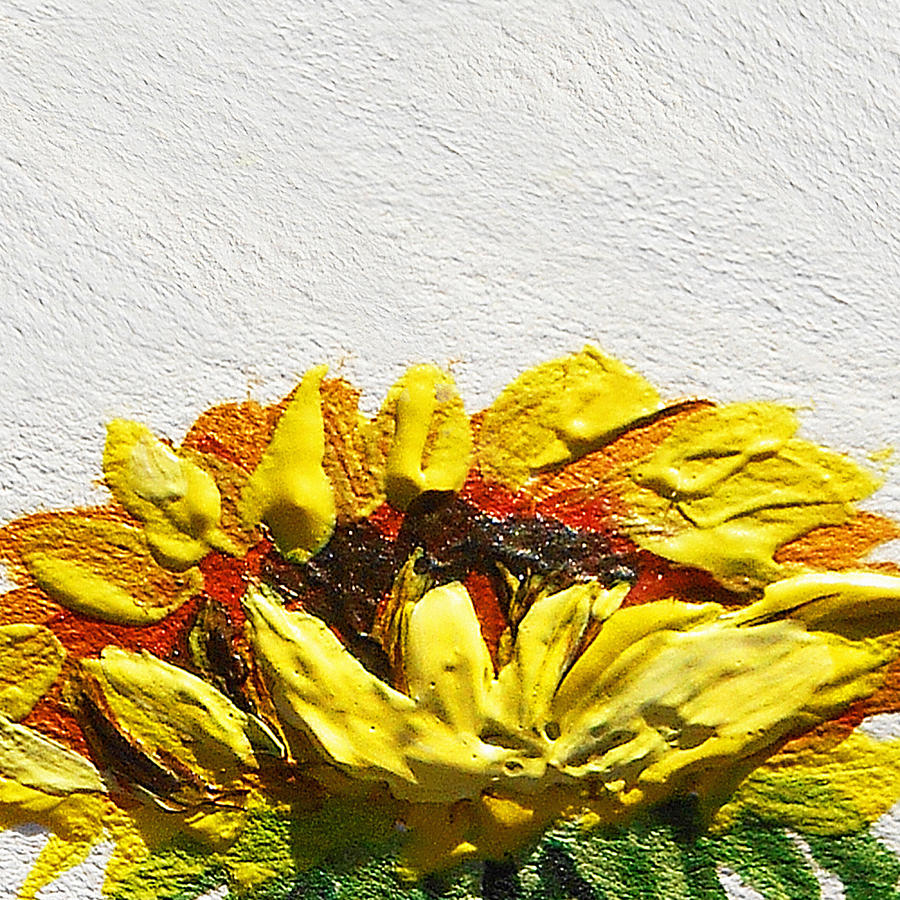 Sunflower Painting by Irina Sztukowski