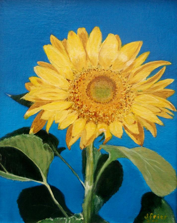 Sunflower Painting by Jamie Frier