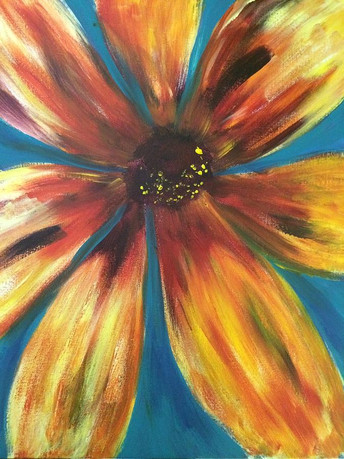 Sunflower Painting by Jeremy Serna - Fine Art America