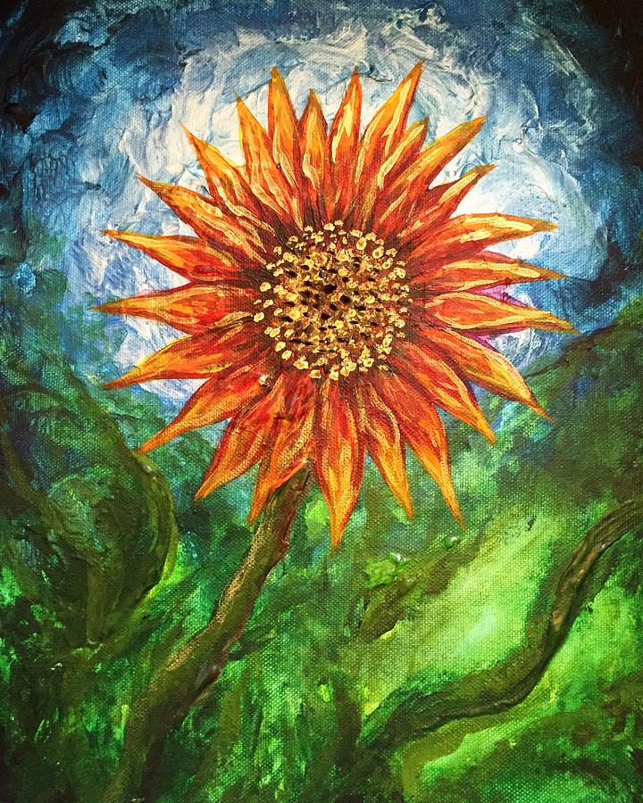 Sunflower Joy Painting by Michelle Pier