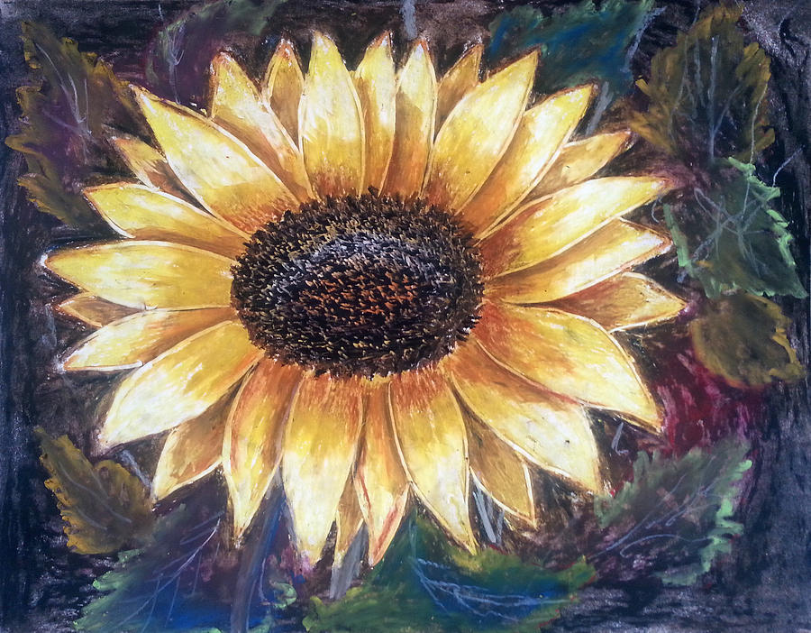 Sunflower Painting by MadhuRavi Paintings - Fine Art America