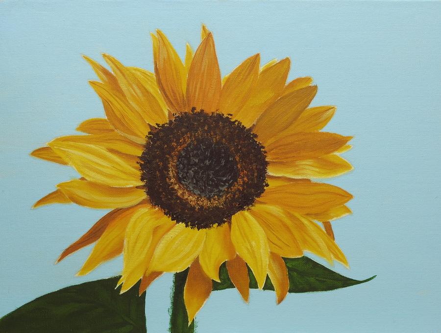 Sunflower Painting by Nolan Clark - Fine Art America