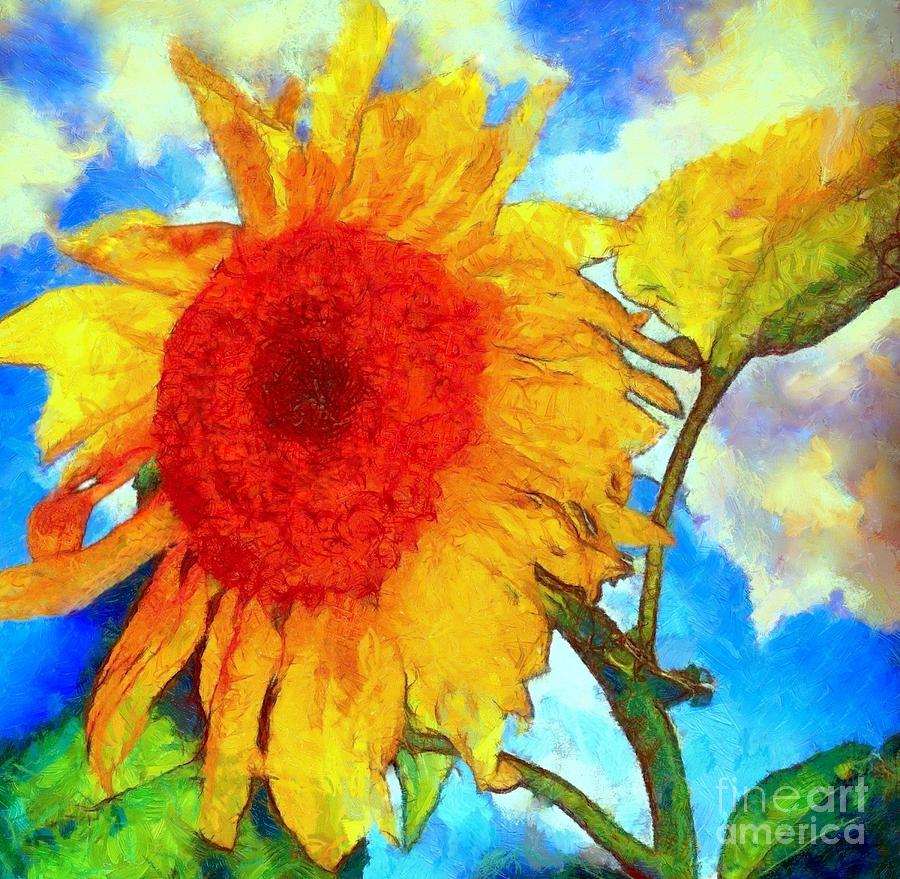 Sunflower Shine Photograph by Janine Riley