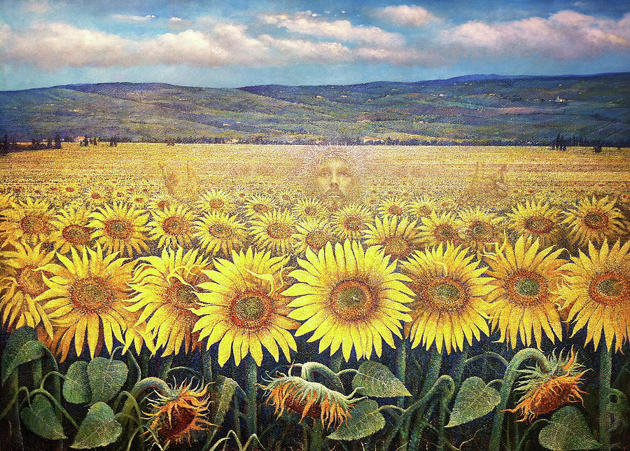 Sunflower Trinity Painting
