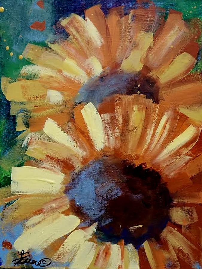 SunflowerC Painting by Terri Einer