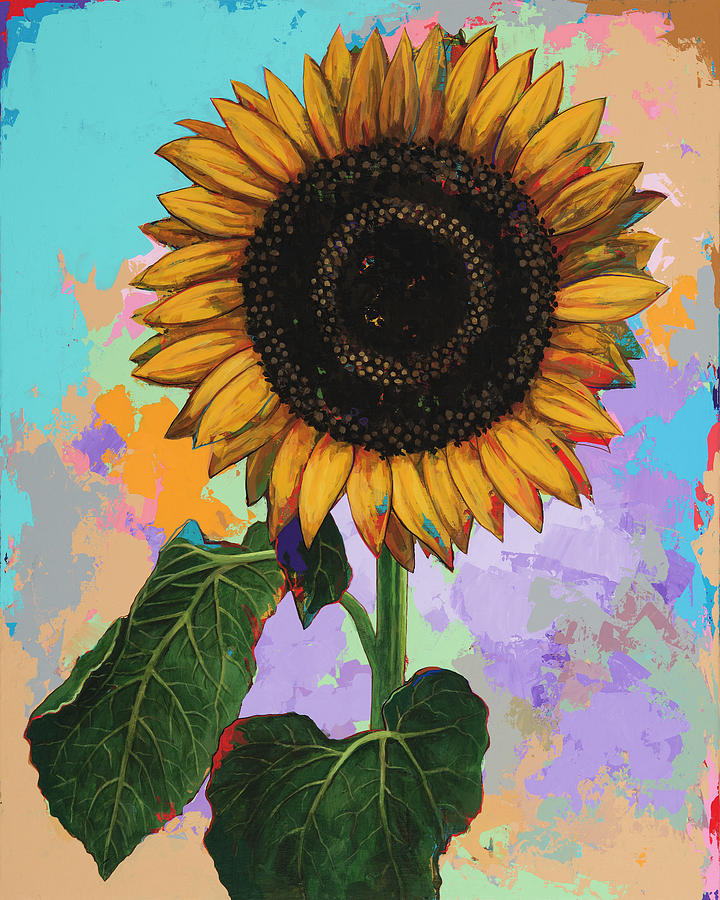 Sunflower Painting - Sunflowers #4 by David Palmer