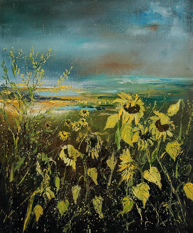 Sunflowers 562315 Painting by Pol Ledent