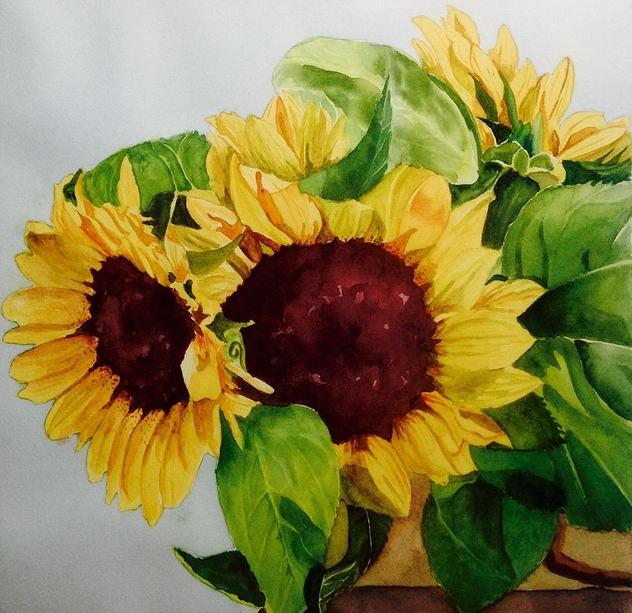 Sunflowers Again Painting