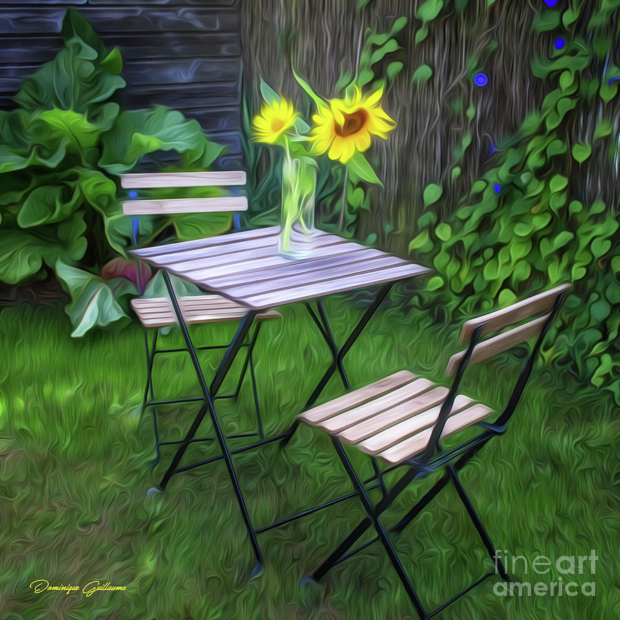 Sunflowers by Dominique Guillaume Sunflowers by Dominique Guillaume