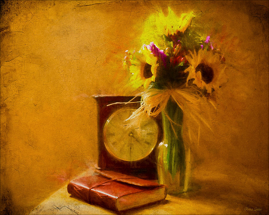 Sunflowers Floral Still Life 4 Photograph by Anna Louise