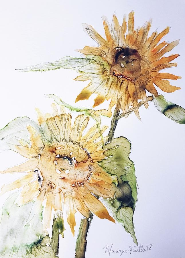Sunflowers II uncropped by Monique Faella Sunflowers II uncropped by Monique Faella